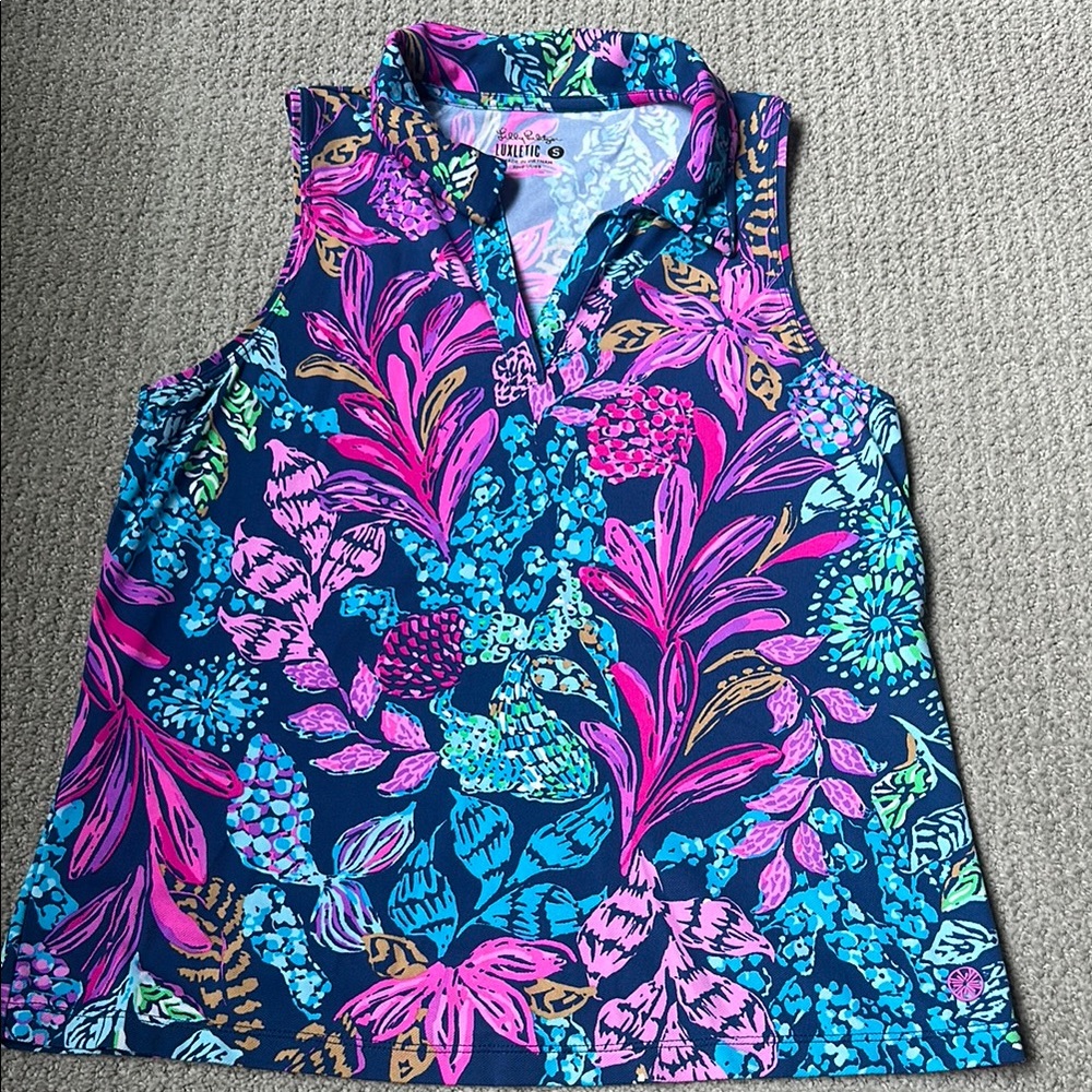 Lilly Pulitzer Luxletic Floral Top